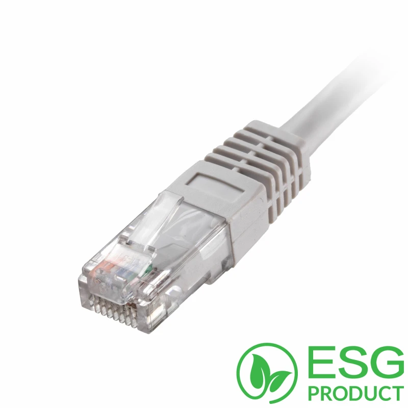 Image of Cablenet Cablenet 3m Cat5e RJ45 White U/UTP PVC 24AWG Flush Moulded Booted Patch Lead (PK 100) 67-8030B