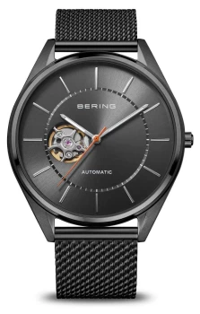 Image of Bering Automatic Mens Polished/Brushed Grey Grey Dial Watch