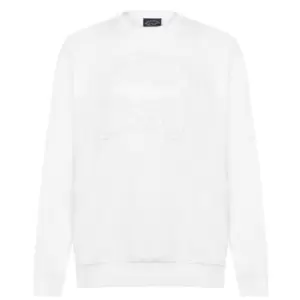 Image of Paul And Shark Logo Sweatshirt - White