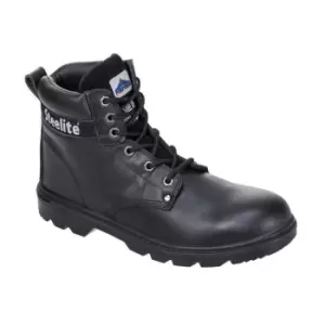 Image of Portwest Mens Steelite Thor S3 Leather Safety Boots (10.5 UK) (Black)