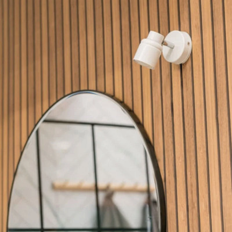 Image of ValueLights ValueLights Benton Single Adjustable Spotlight IP44 Rated Bathroom Wall Light in White White One Size Unisex 5016529263043