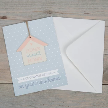 Image of Greeting Card & House Plaque - Home Sweet Home
