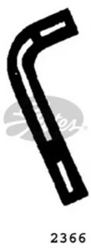 Image of Curved Radiator Hose 245mm X 30 Gates 2366