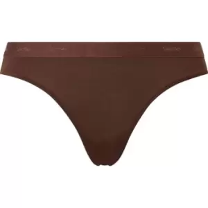 Image of Calvin Klein Form Mid Rise Bikini - Brown
