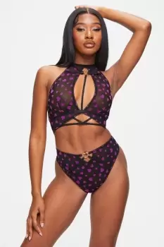 Image of Love Letter Crotchless Set