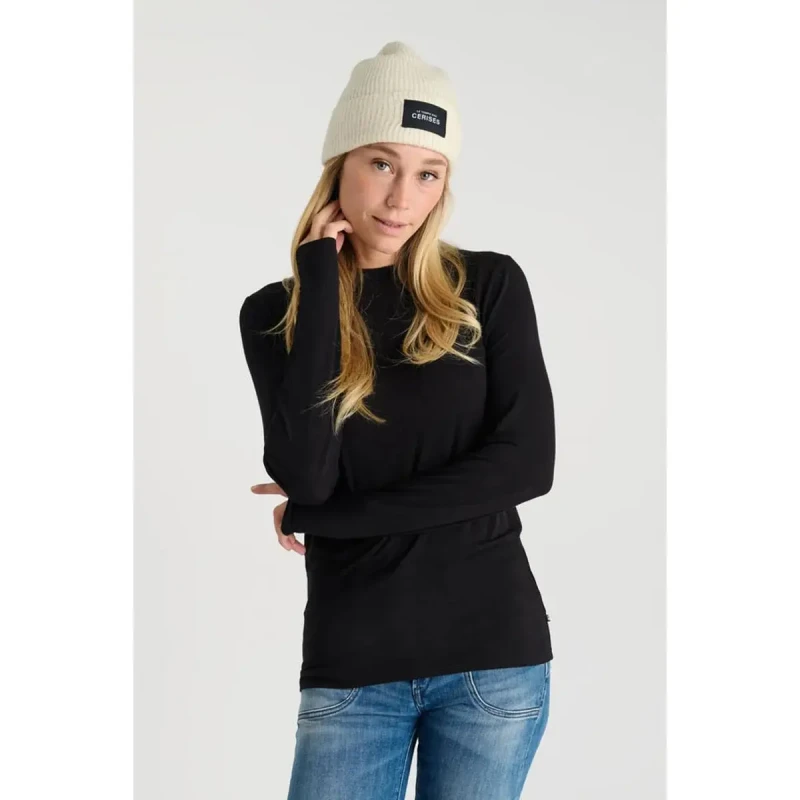Image of Le Temps des cerises Le Temps des Cerises Floriza Womens Beanie Blanc Female TU