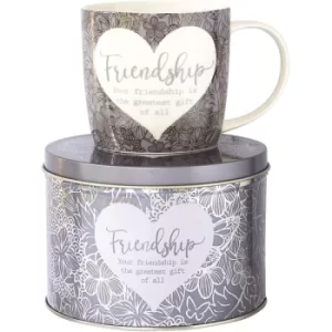 Image of Arora 7053 Said with Sentiment Mug & Tin-Friendship, Ceramic