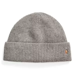 Image of Polo Ralph Lauren Polo Merino Beanie hat - Brown