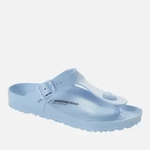 Image of Birkenstock Womens Gizeh Slim Fit Eva Toe Post Sandals - Dusty Blue - EU 41/UK 7.5