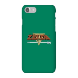 Image of Nintendo The Legend Of Zelda Retro Logo Phone Case - iPhone 7 - Snap Case - Matte
