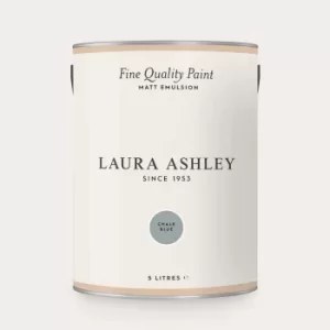 Image of Laura Ashley Matt Emulsion Paint Chalk Blue 5L