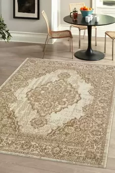 Image of Multi Purpose Traditional Rug - Size: 120x170cm - Natural - Print