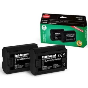 Image of Hahnel HL-W235 Battery (Fujifilm NP-W235) - Twin Pack