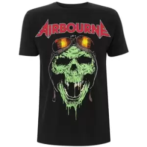 Image of Airbourne - Hell Pilot Glow Unisex XX-Large T-Shirt - Black