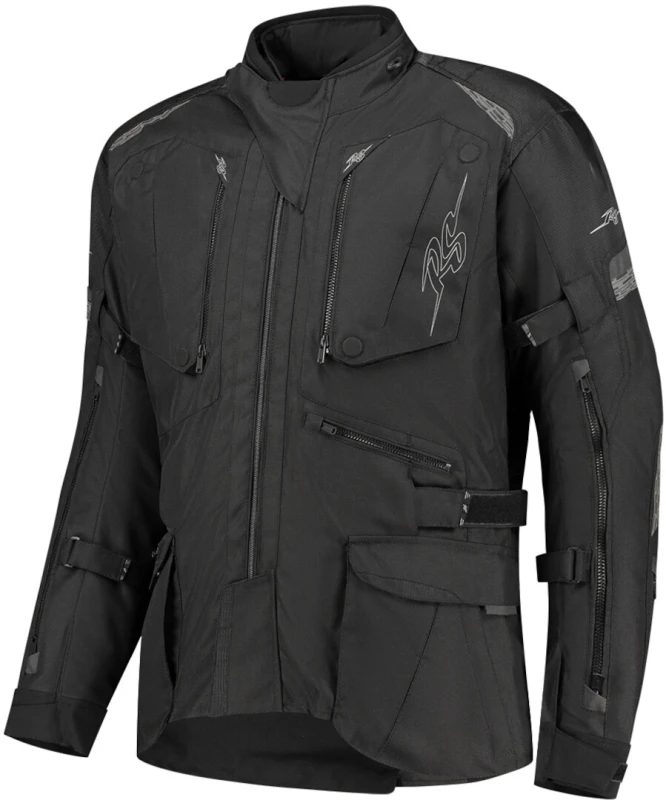 Image of Rusty Stitches Cliff Waterproof Motorcycle Textile Jacket, black, Size M for Men
