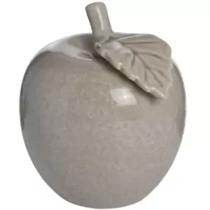 Image of Antique Grey Small Ceramic Apple