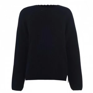 Image of Gant Detail Knit Jumper - 433 Blue