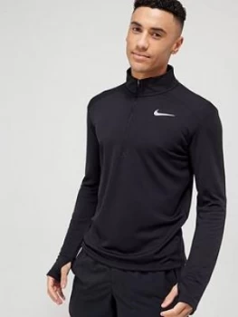 Image of Nike Pacer Hybrid Running Top - Black