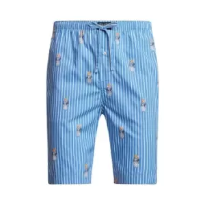 Image of Polo Ralph Lauren Bear Pyjama Shorts - Blue