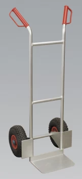 Image of Sealey CST979 Sack Truck Pneumatic Tyres Aluminium 120kg Capacity