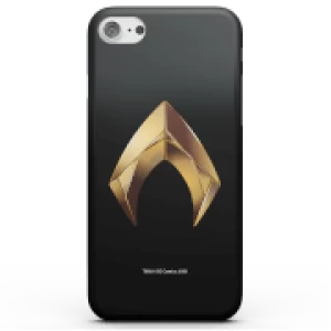 Image of Aquaman Gold Logo Phone Case for iPhone and Android - iPhone 8 Plus - Snap Case - Gloss