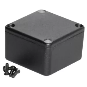 Image of Hammond 1590LBBK Diecast Enclosure Black (50.5 x 50.5 x 31mm)