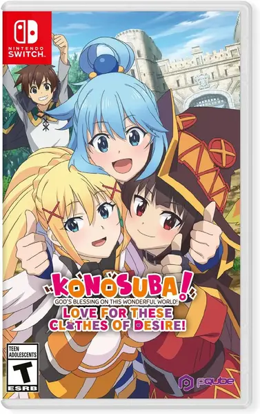 Image of KonoSuba Gods Blessing on this Wonderful World Love For These Clothes Of Desire Nintendo Switch Game