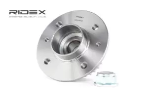 Image of RIDEX Wheel bearing kit 654W0302 Wheel hub bearing,Wheel bearing RENAULT,KANGOO (KC0/1_),KANGOO Express (FC0/1_)