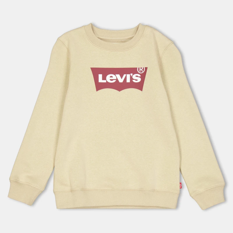 Image of Levis Children's Batwing Crew Sweatshirt White GAB unisex 10 Yrs