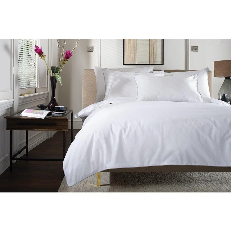 Image of The Lyndon Company Tencel 180TC Duvet Cover Set White unisex Double