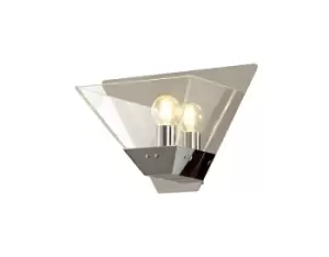 Image of Wall Lamp, 1 Light E14, Polished Chrome