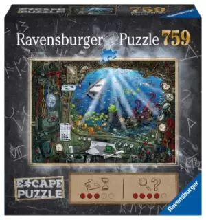 Image of Ravensburger Escape Puzzle - Submarine 759 Piece Mystery Jigsaw Puzzle