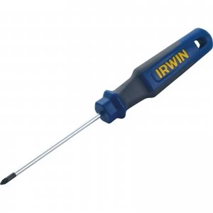 Image of Irwin Pro Comfort Pozi Screwdriver PZ0 80mm