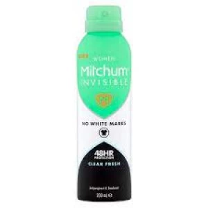 Image of Mitchum Invisible Clear Fresh Aerosol 200ml
