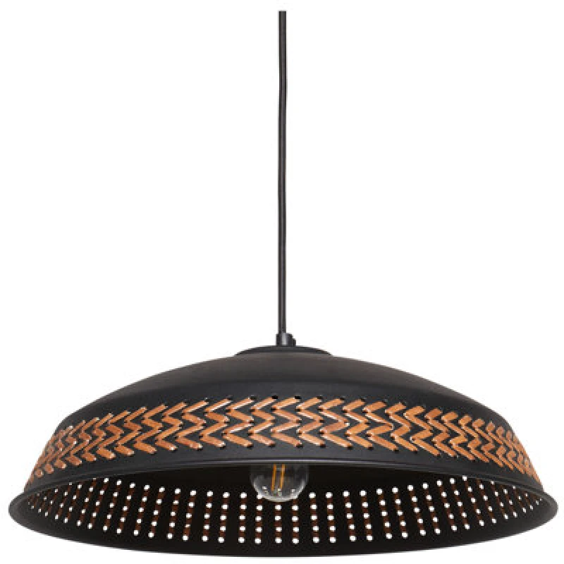 Image of Beliani Pendant Lamp Minillas Metal Black