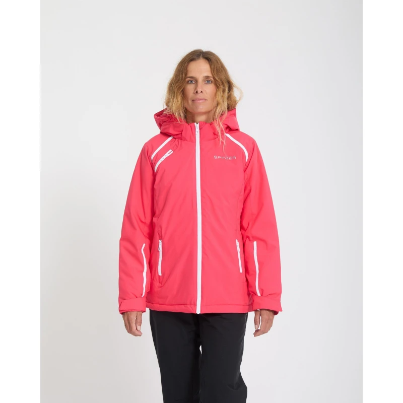 Image of Spyder Womens Snow Ski Jacket Prism Pink female 10 (S)