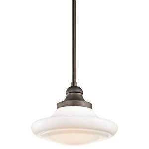 Image of 1 Light Medium Ceiling Duo-Mount Pendant Olde Bronze, E27