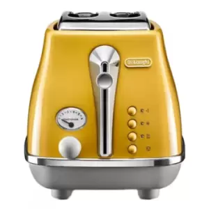 Image of DeLonghi Icona Capitals CTOC 2103.Y 2 Slice Toaster