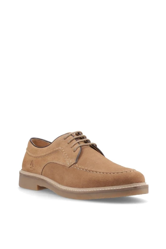 Image of Hush Puppies Mens Genny Shoe in Taupe Size: 9 Taupe Male 9