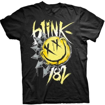 Image of Blink-182 - Big Smile Unisex Medium T-Shirt - Black