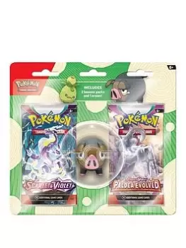 Image of Pokemon Tcg: Back To School Eraser Blister (2023) - Smoliv/Lechonk