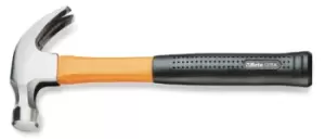 Image of Beta Tools 1375A Round Face Claw Hammer 570g Plastic Shaft 013750020