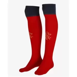 Image of Castore Rangers Away Socks 2021 2022 Junior - Red