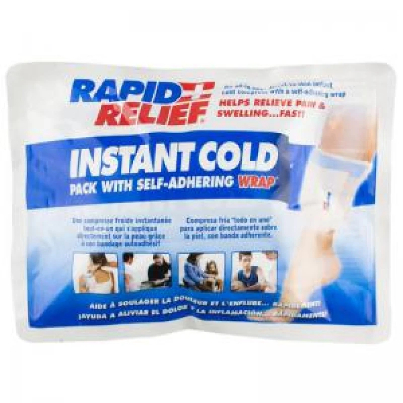 Image of Rapid Aid Instant Cold Pack C / W Self Adhering Wrap 5???X 9???