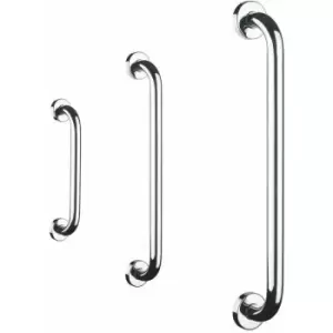Image of Showerdrape - 40cm Stainless Steel Bathroom Grab Rail - Chrome