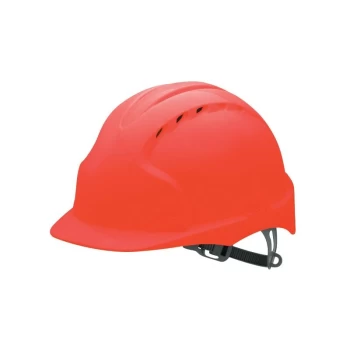 Image of EVO2 Vented Red Safety Helmet - JSP