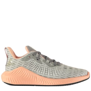 Image of adidas Alphabounce Parley Ladies Running Shoes - Grey/Pink