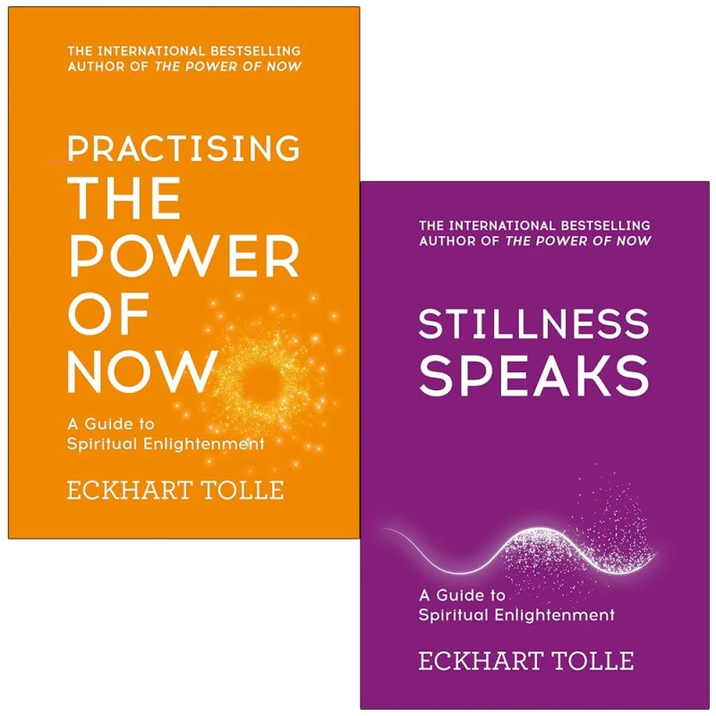 Image of Eckhart Tolle 2 Books Collection Set (Practising The Power Of Now & Stillness Speaks) Eckhart Tolle Books