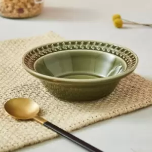 Image of Portmeirion Botanic Garden Harmony Forest Green Set Of 4 Cereal Bowls