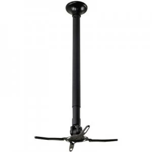 Image of NewStar BEAMER-C350BLACK Projector ceiling mount Tiltable, Rotatable Max. distance to floor/ceiling: 112cm Black